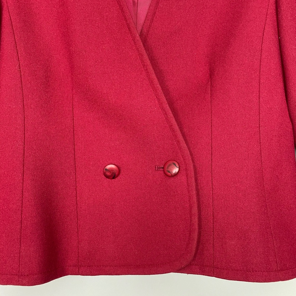 Vintage Pendleton Double Breasted Crop Blazer - image 3